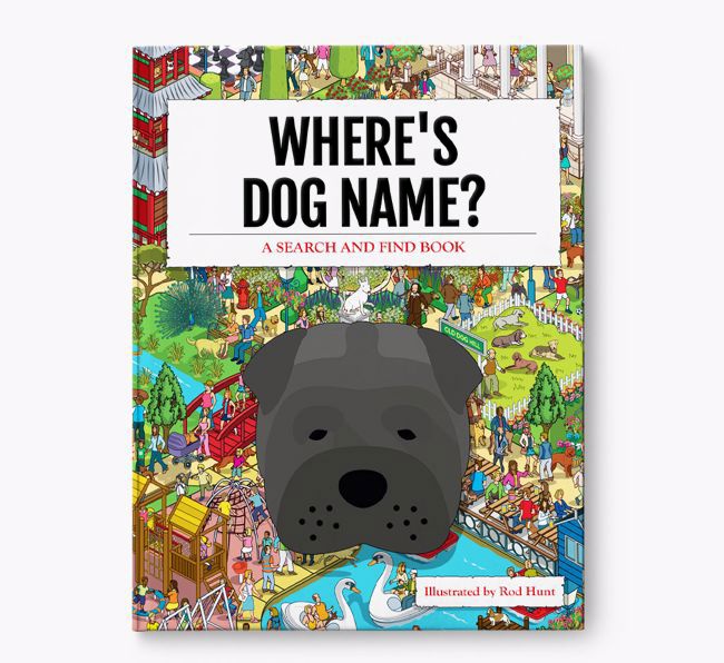 Personalised Where's {dogsName} Book